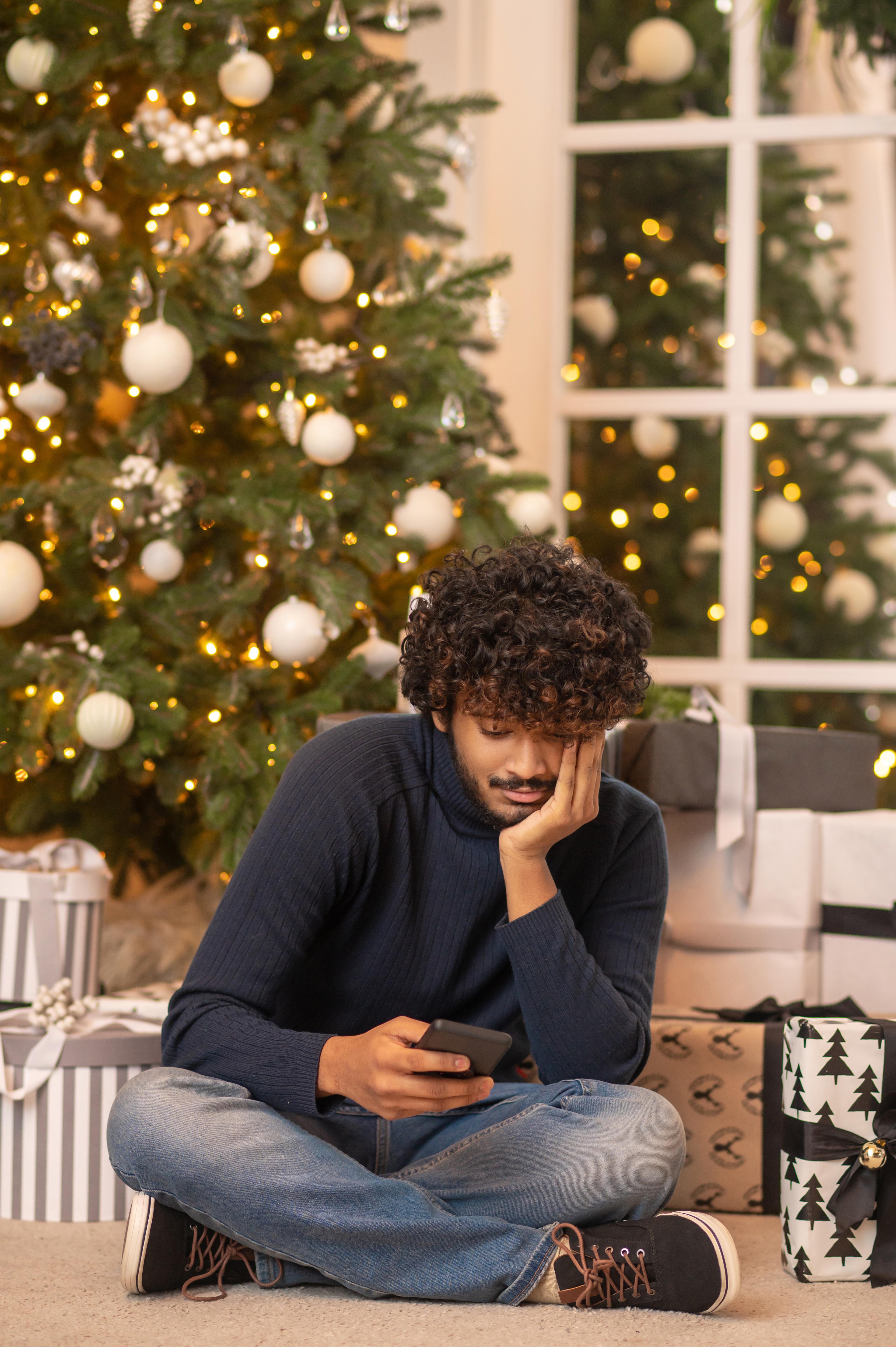 Eenzaamheid met kerst